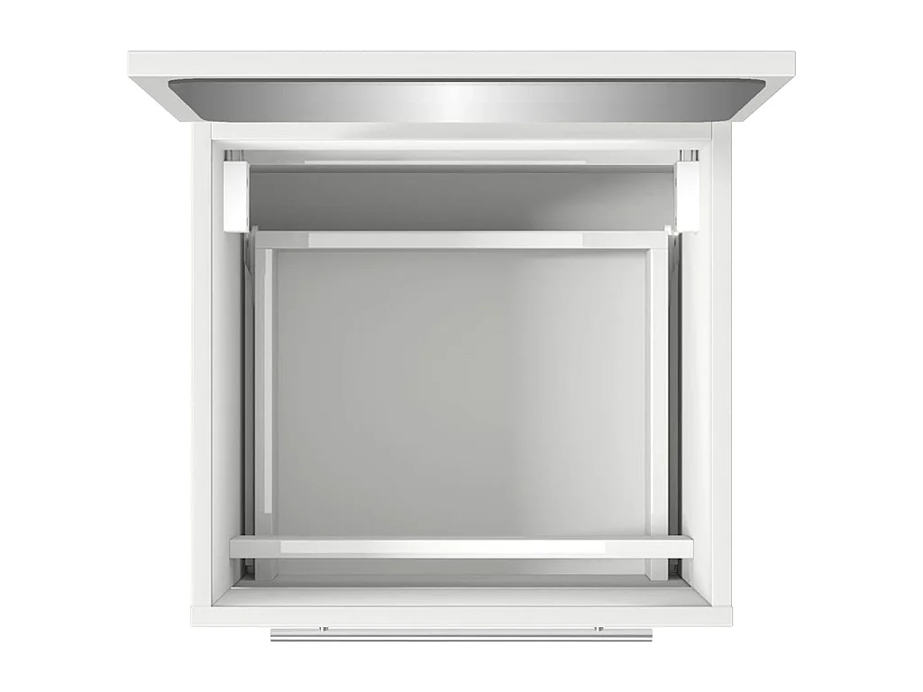 Armario de baño con espejo blanco 41x38,5x48 cm
