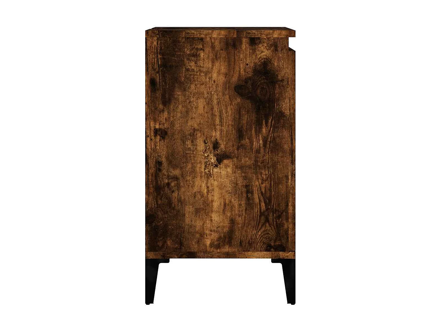 Meuble d'évier chêne fumé 58x33x60 cm bois d'ingénierie