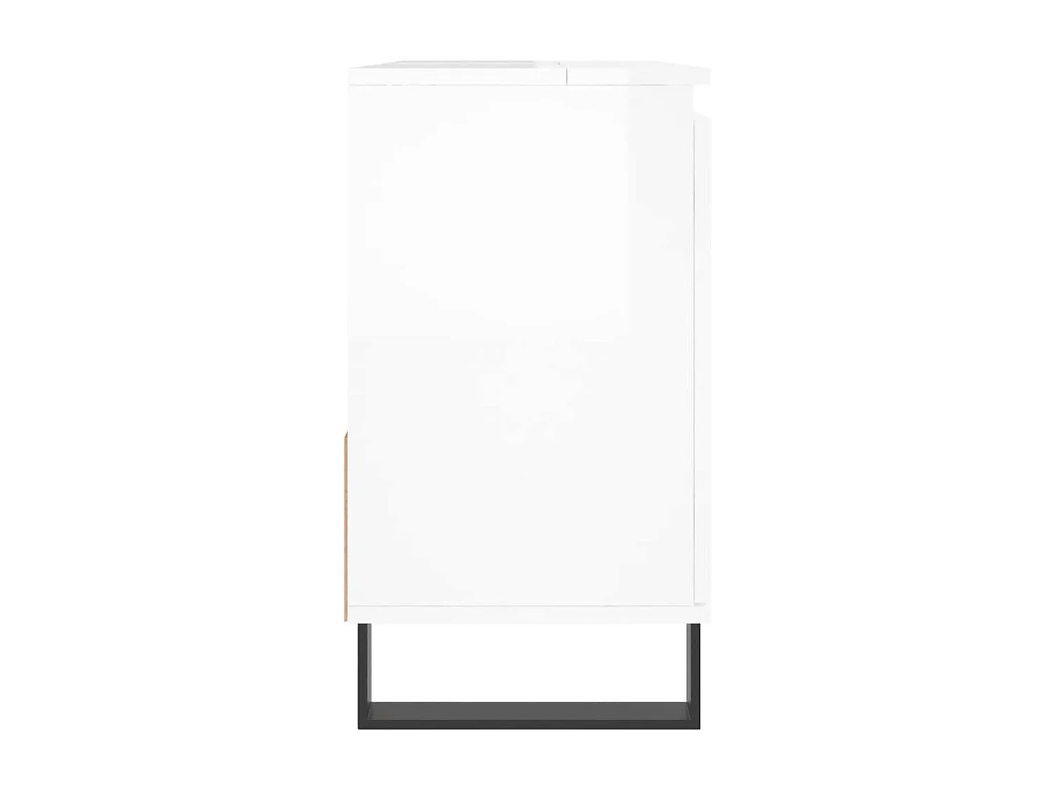 Armário casa 65x33x60 cm derivados de madeira branco brilhante