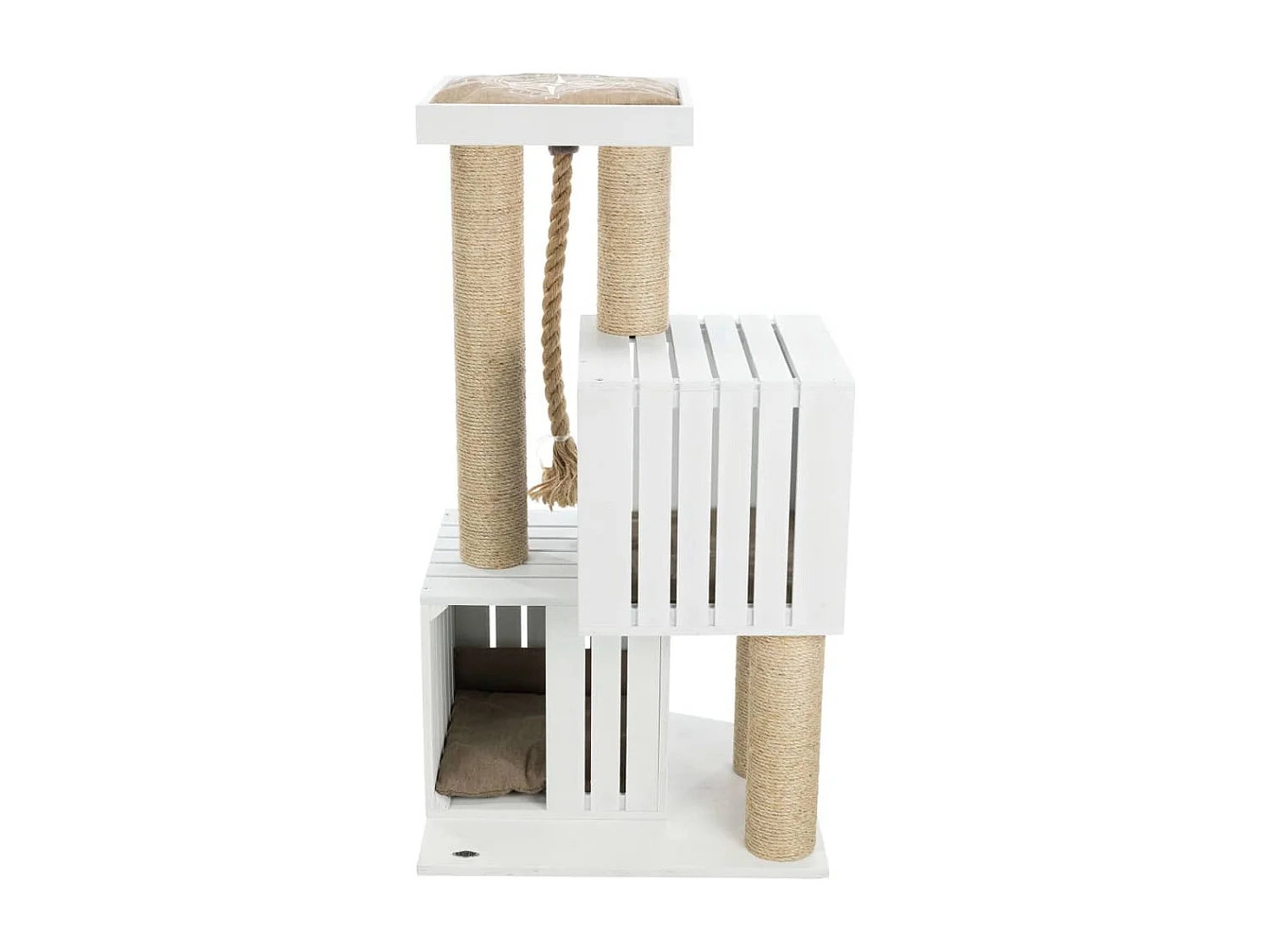 Griffoir pour chats BE NORDIC Skadi Blanc et sable