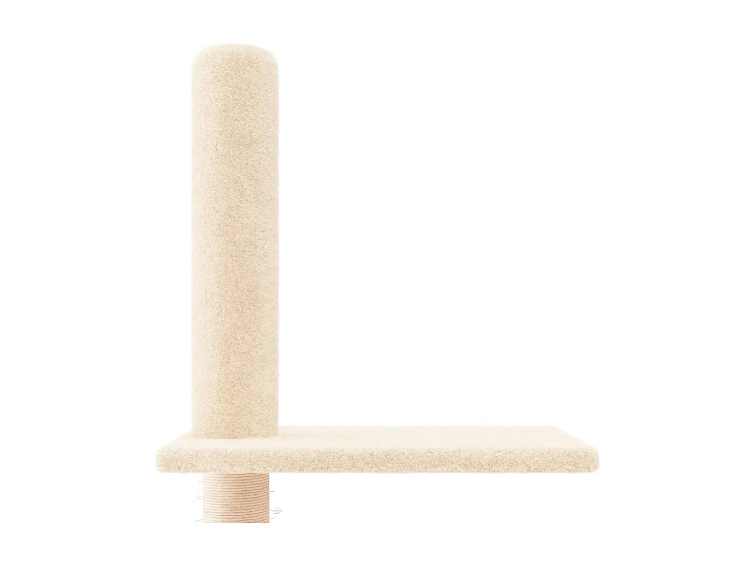 Arbre à chat du sol au plafond Crème 250,5-276,5 cm