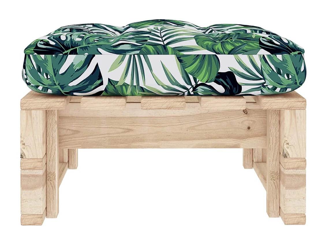 Pouf palette de jardin bois de pin imprégné