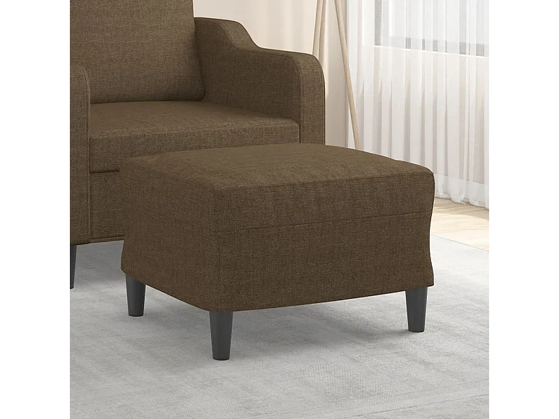 Repose-pied Marron 60x50x41 cm Tissu