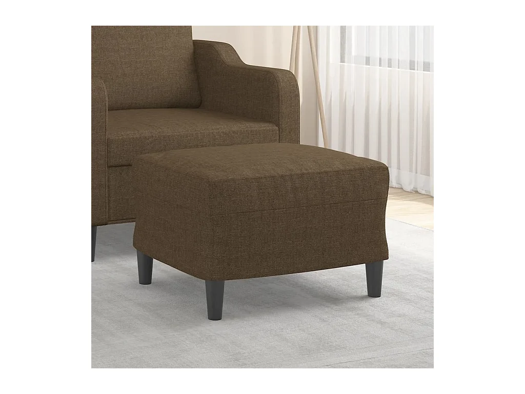 Repose-pied Marron 60x50x41 cm Tissu