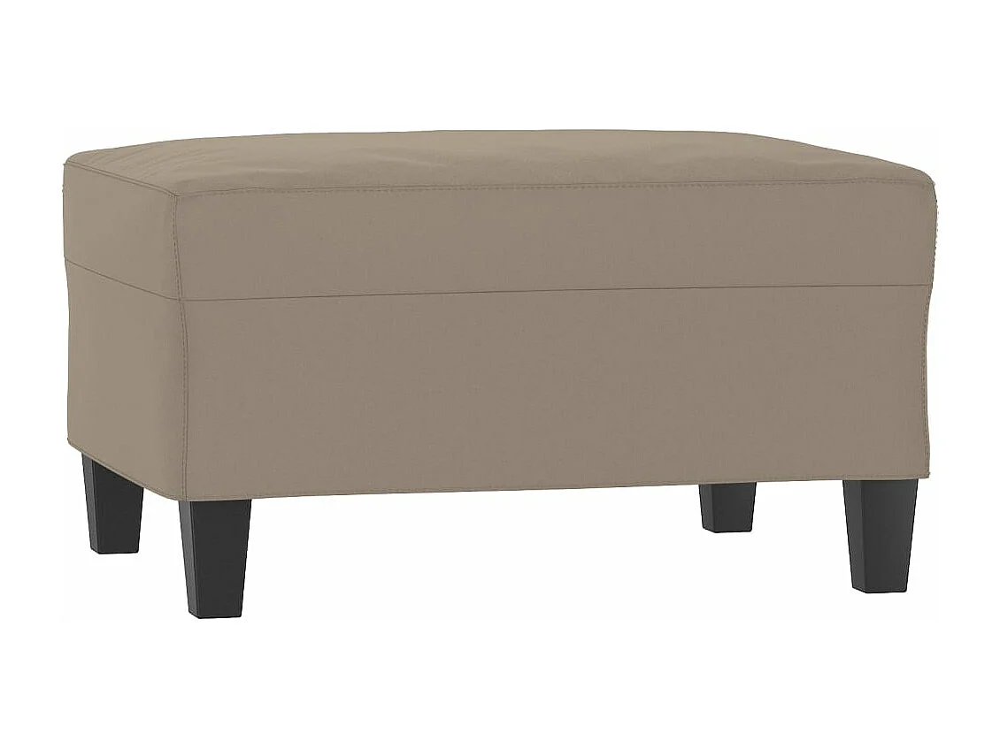 Repose-pied Taupe 70x55x41 cm Tissu microfibre