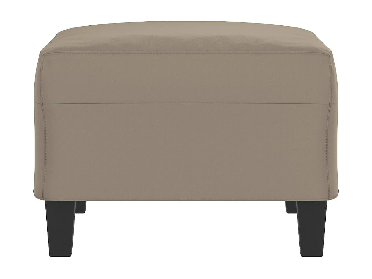 Repose-pied Taupe 70x55x41 cm Tissu microfibre