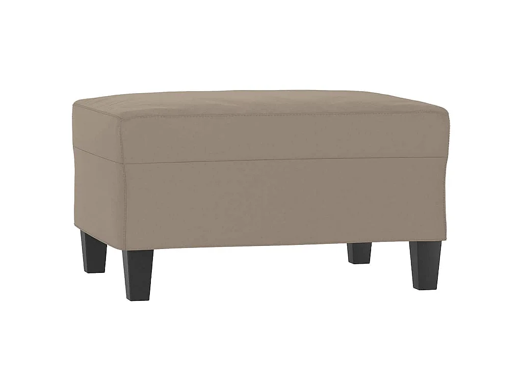 Repose-pied Taupe 70x55x41 cm Tissu microfibre
