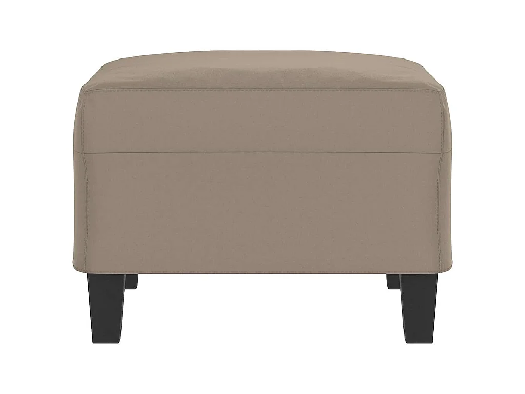 Repose-pied Taupe 70x55x41 cm Tissu microfibre
