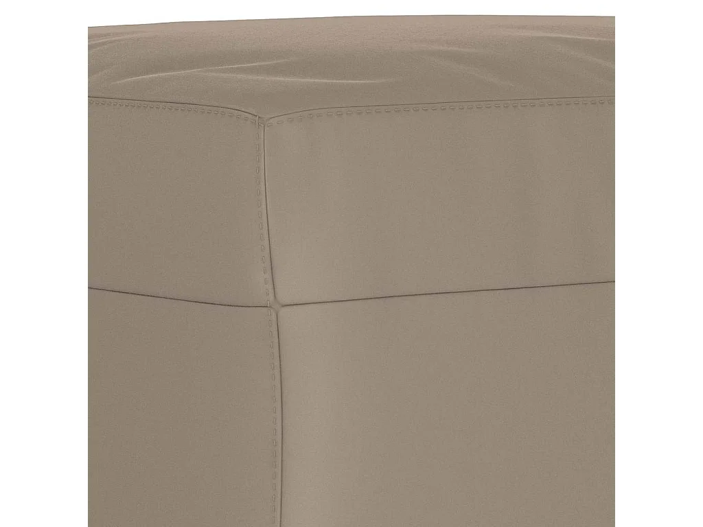 Repose-pied Taupe 70x55x41 cm Tissu microfibre