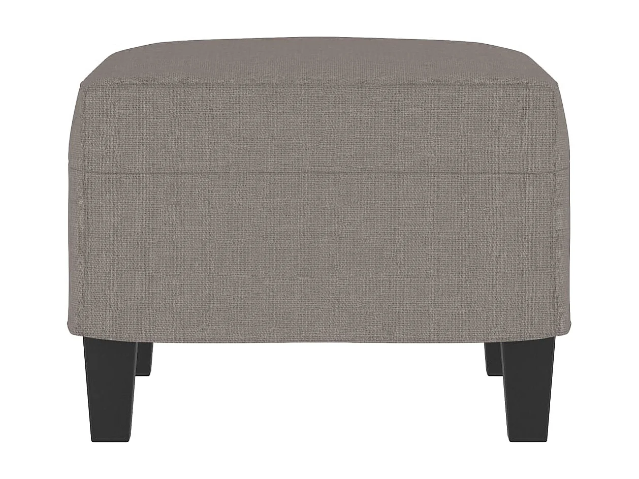 Repose-pied Taupe 60x50x41 cm Tissu