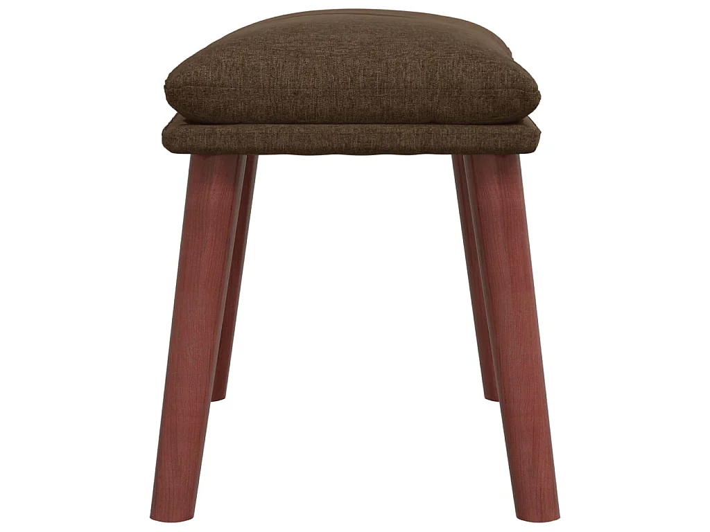 Repose-pied Marron 45x29,5x35 cm Tissu