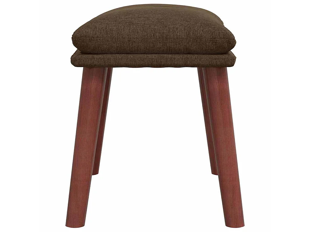 Repose-pied Marron 45x29,5x35 cm Tissu