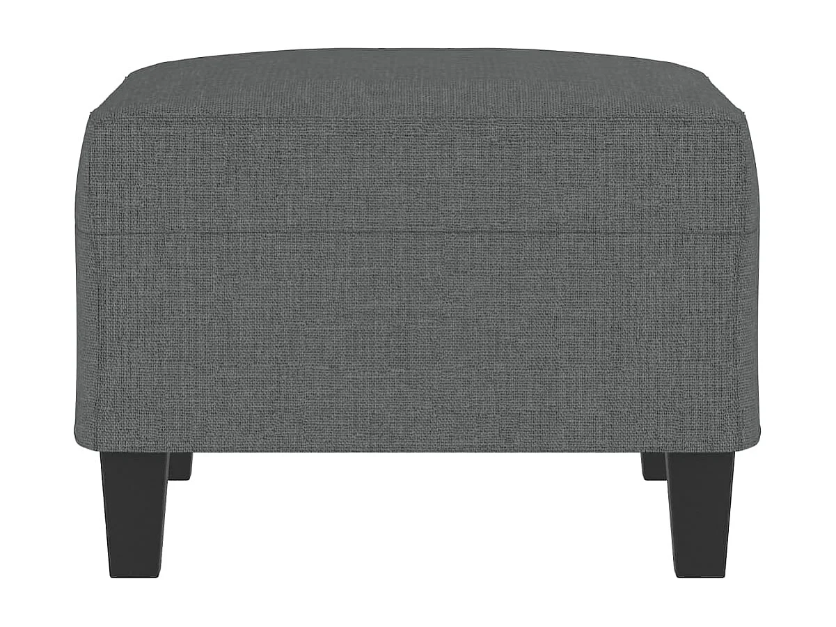 Fußhocker Dunkelgrau 70x55x41 cm Stoff
