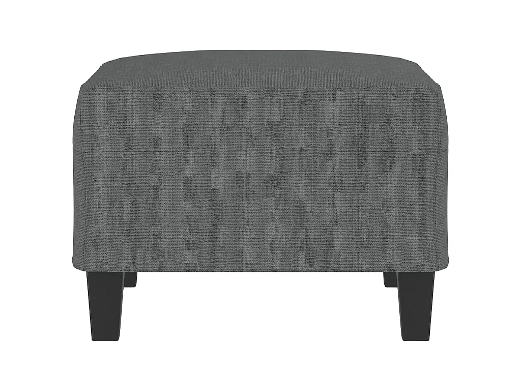 Repose-pied Gris foncé 70x55x41 cm Tissu