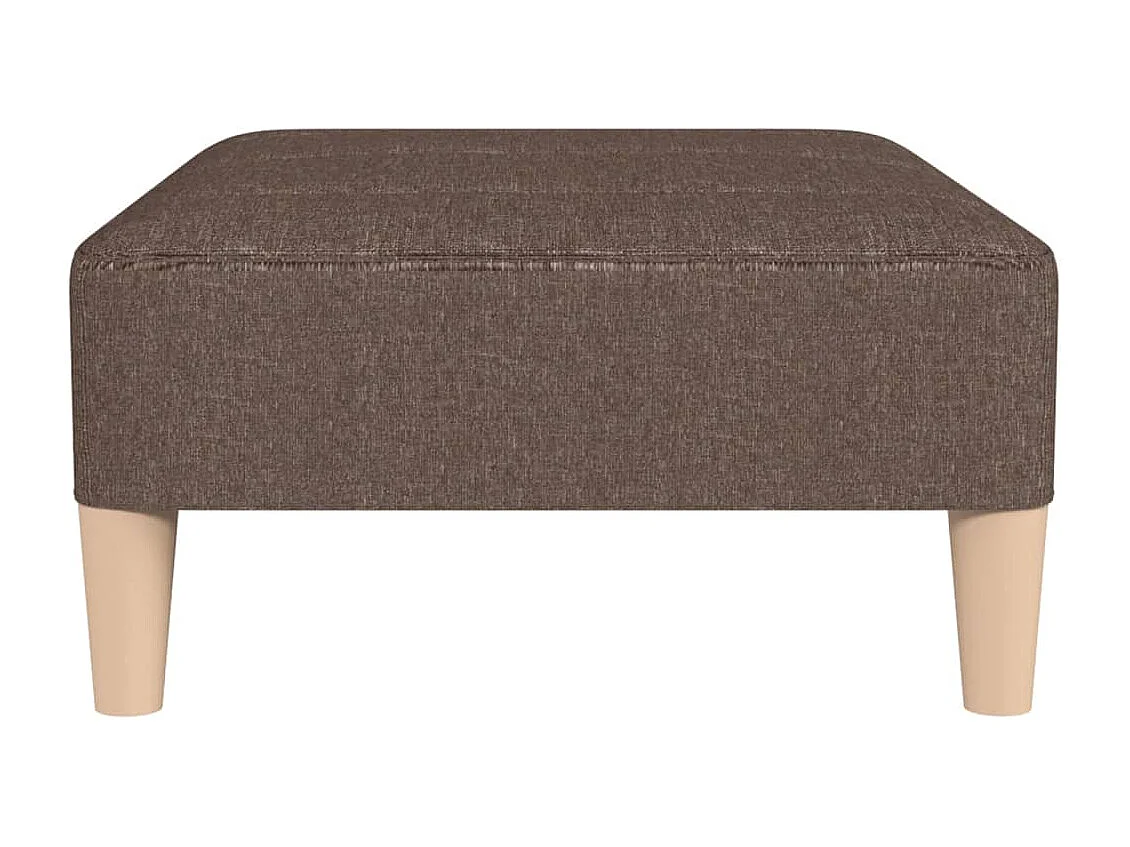 Repose-pied Taupe 78x56x32 cm Tissu