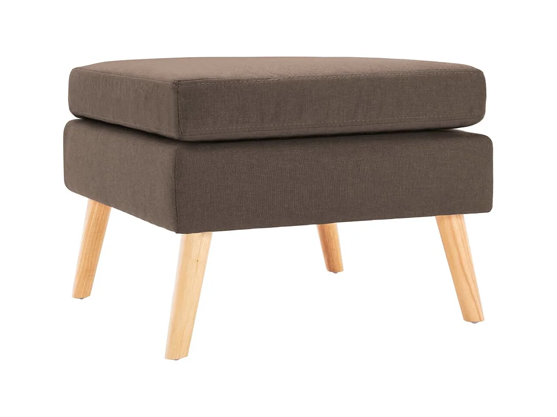 Repose-pied Marron Tissu
