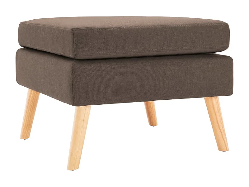 Repose-pied Marron Tissu