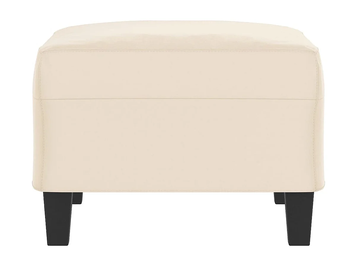 Repose-pied Beige 70x55x41 cm Tissu microfibre