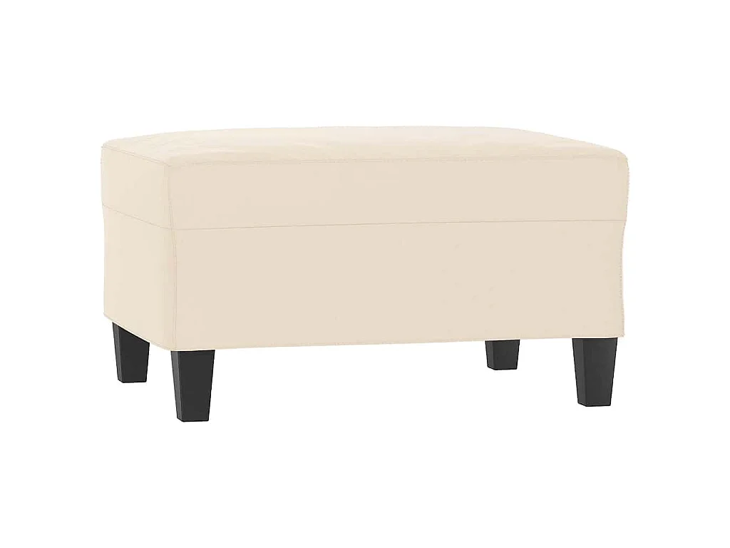 Repose-pied Beige 70x55x41 cm Tissu microfibre