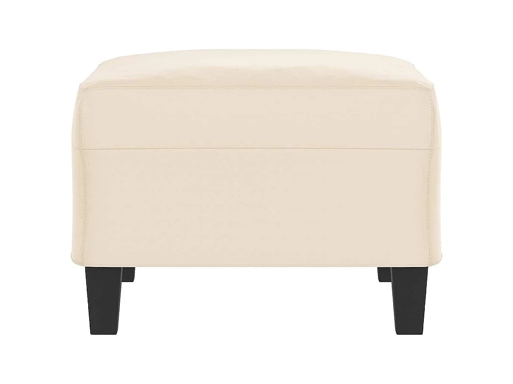 Repose-pied Beige 70x55x41 cm Tissu microfibre