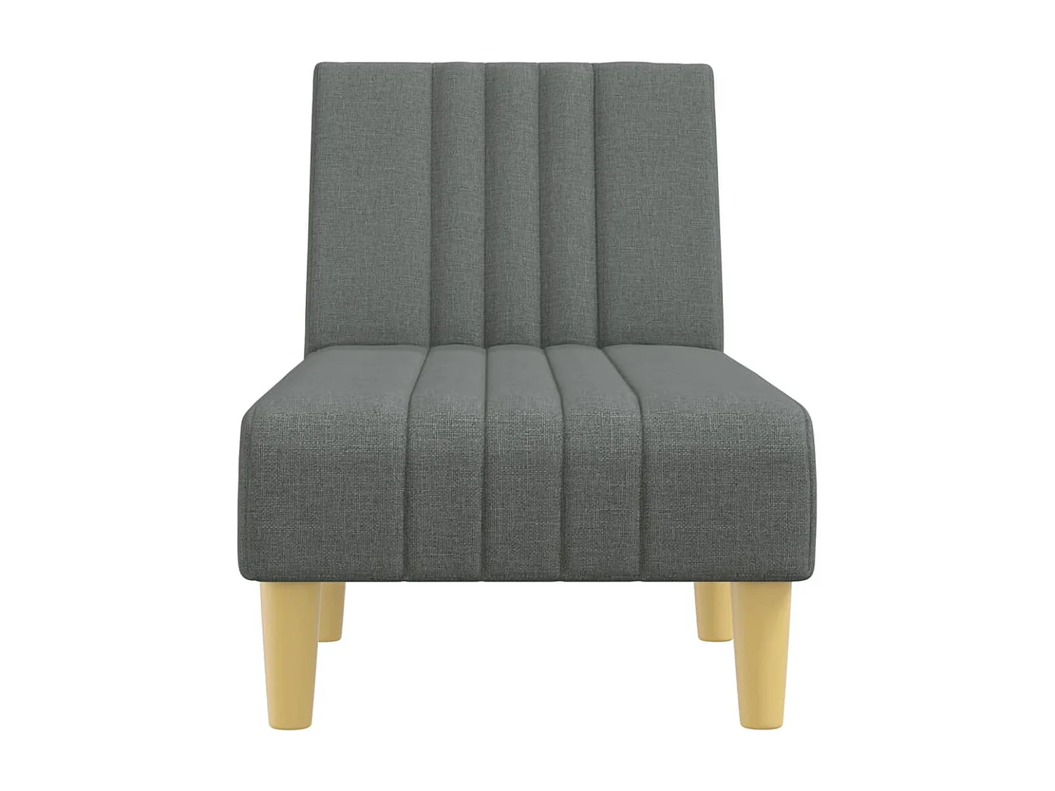 Chaise longue stof donkergrijs