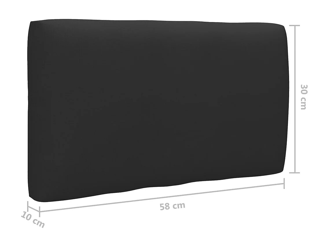 4-delige Loungeset pallet met kussens grijs geïmpregneerd hout