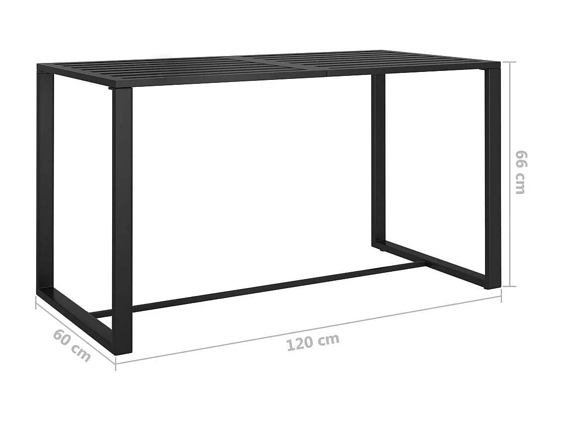 Ensemble de canapés 5 pcs avec coussins Aluminium Anthracite