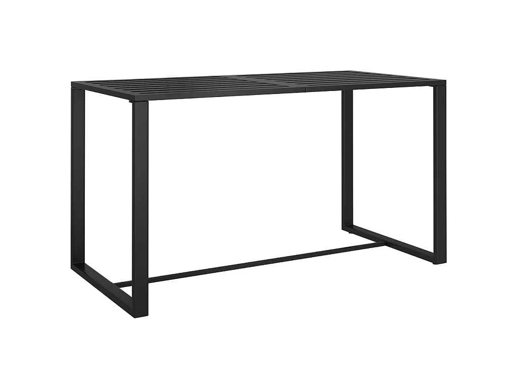 5-delige Loungeset met kussens aluminium antraciet