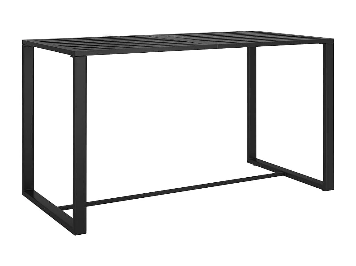 Salon de jardin 6 pcs avec coussins Aluminium Anthracite