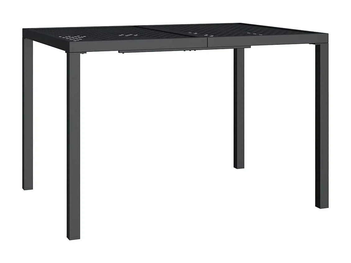 5 pcs conjunto de jantar para jardim aço antracite