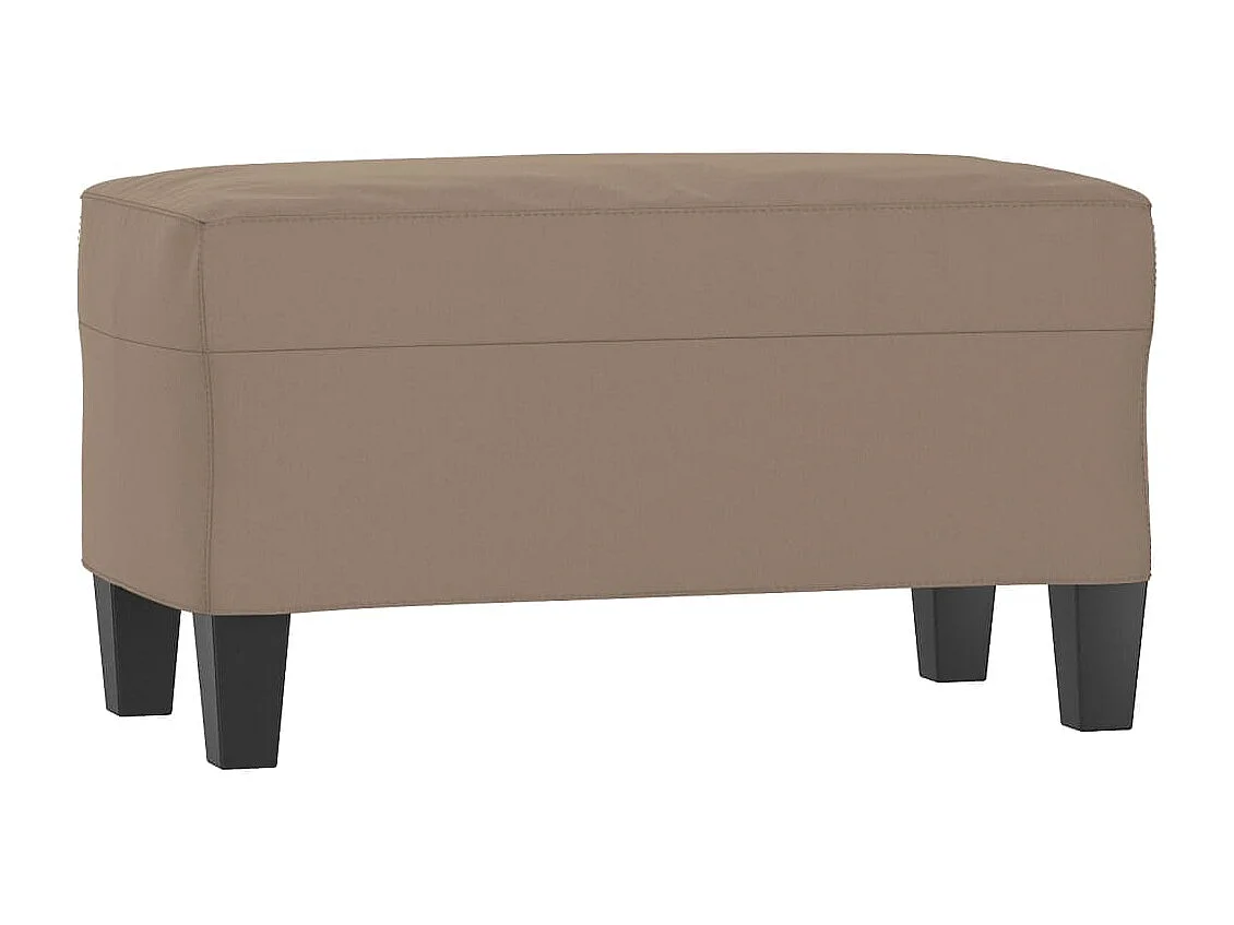 Banc Taupe 70x35x41 cm Tissu microfibre