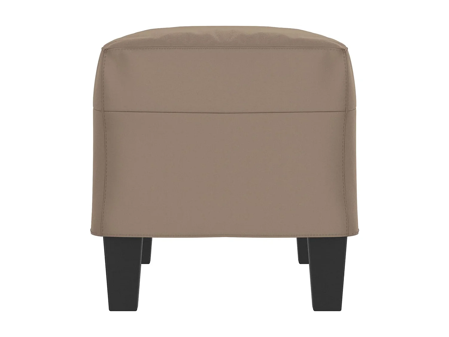 Banc Taupe 70x35x41 cm Tissu microfibre