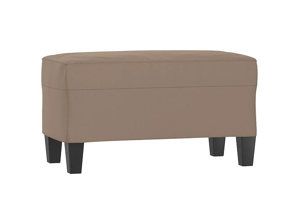 Banc Taupe 70x35x41 cm Tissu microfibre