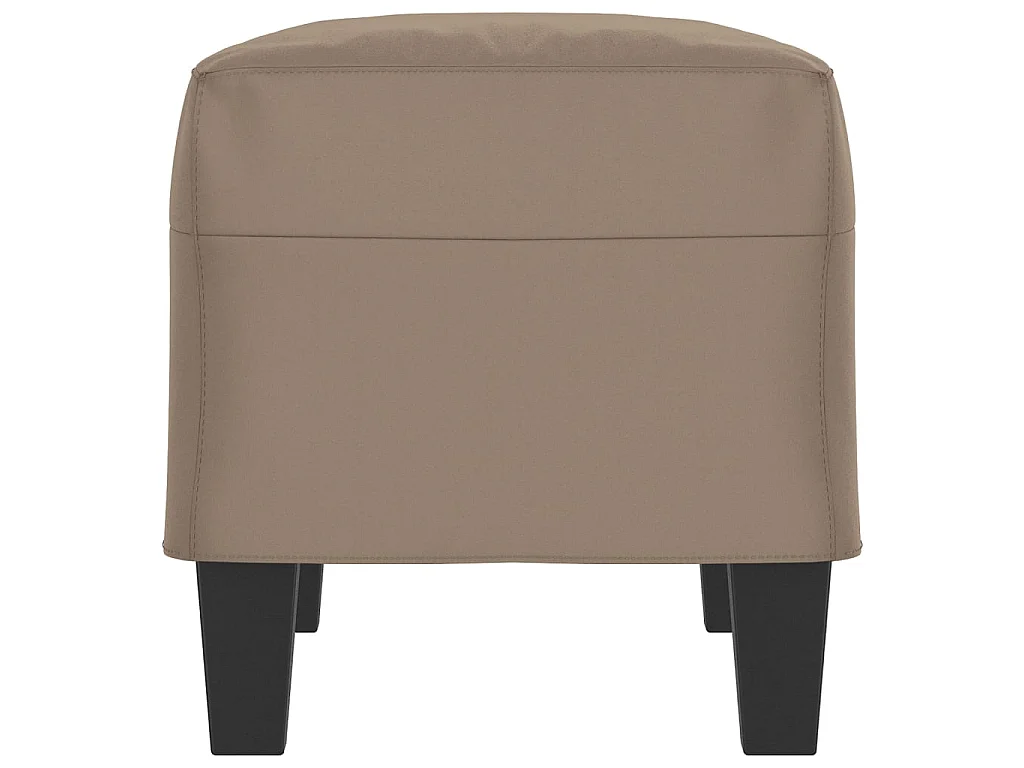 Banc Taupe 70x35x41 cm Tissu microfibre