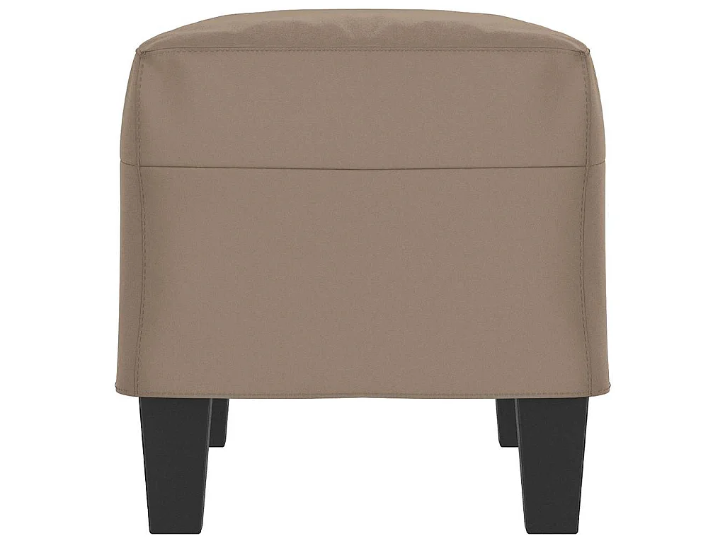 Banc Taupe 70x35x41 cm Tissu microfibre