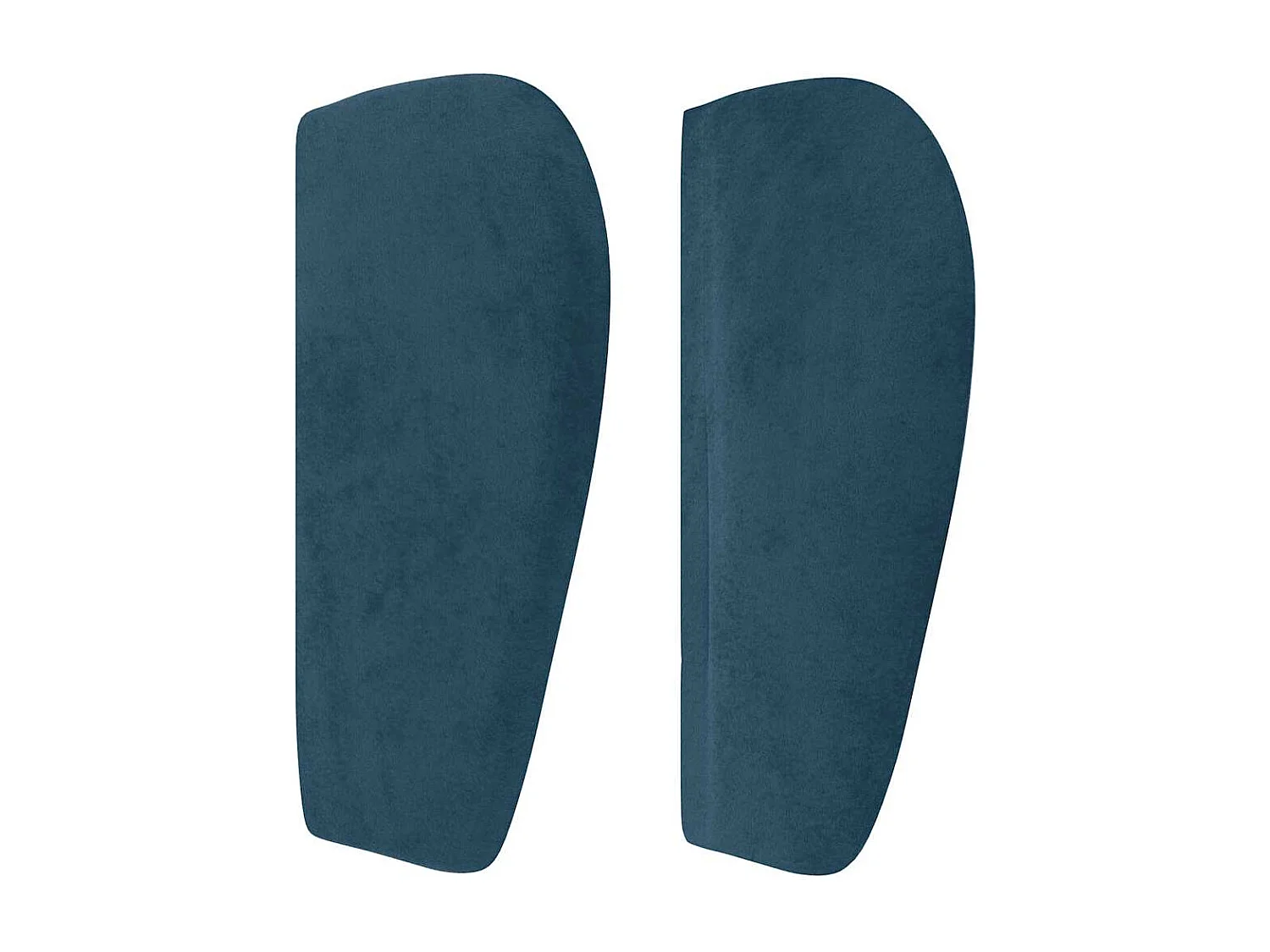 Tête de lit avec oreilles Bleu foncé 93x23x78/88 cm Velours