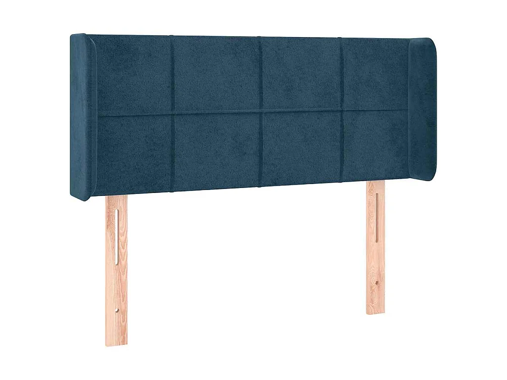 Hoofdbord LED 83x16x78/88 cm fluweel donkergroen