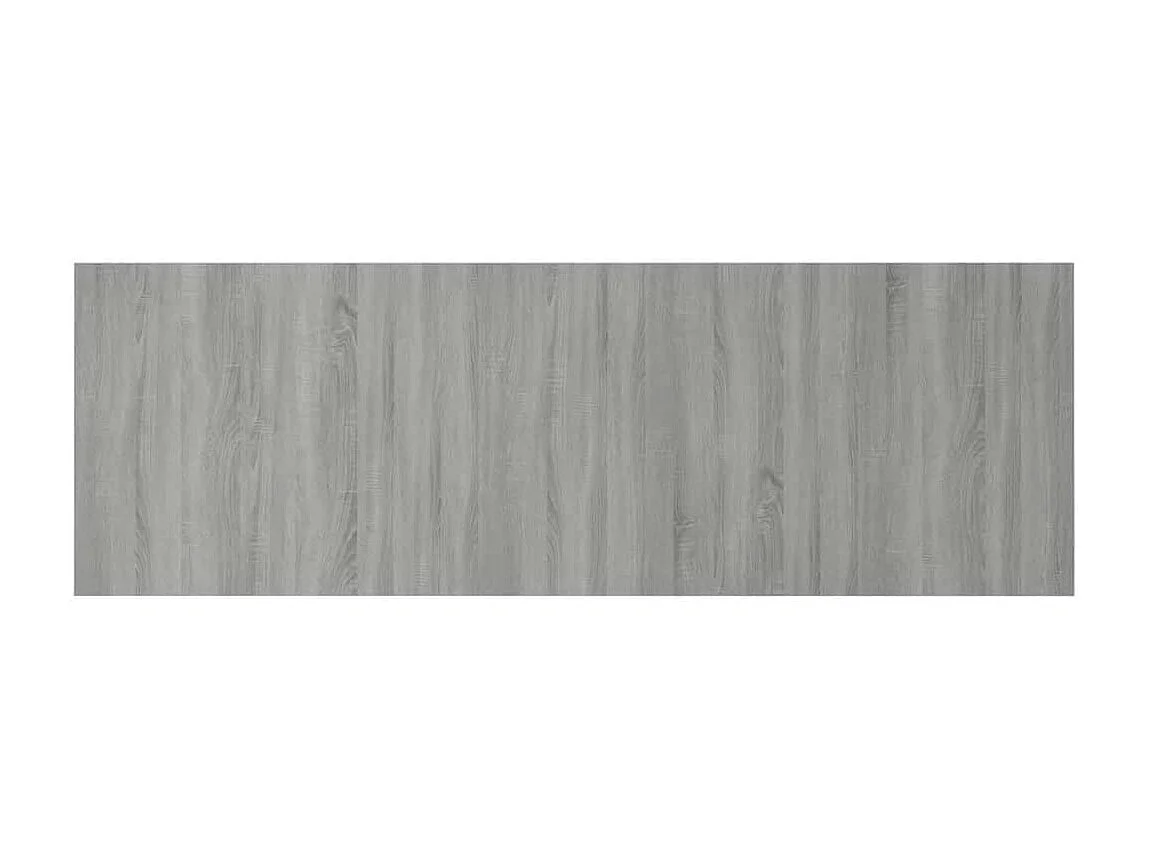 Tête de lit avec armoires sonoma gris Bois d'ingénierie