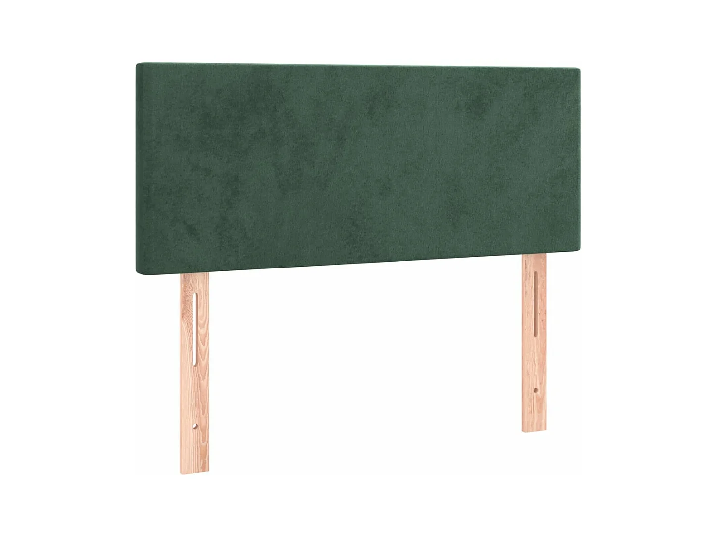 Testiera a LED Verde Scuro 80x5x78/88 cm in Velluto