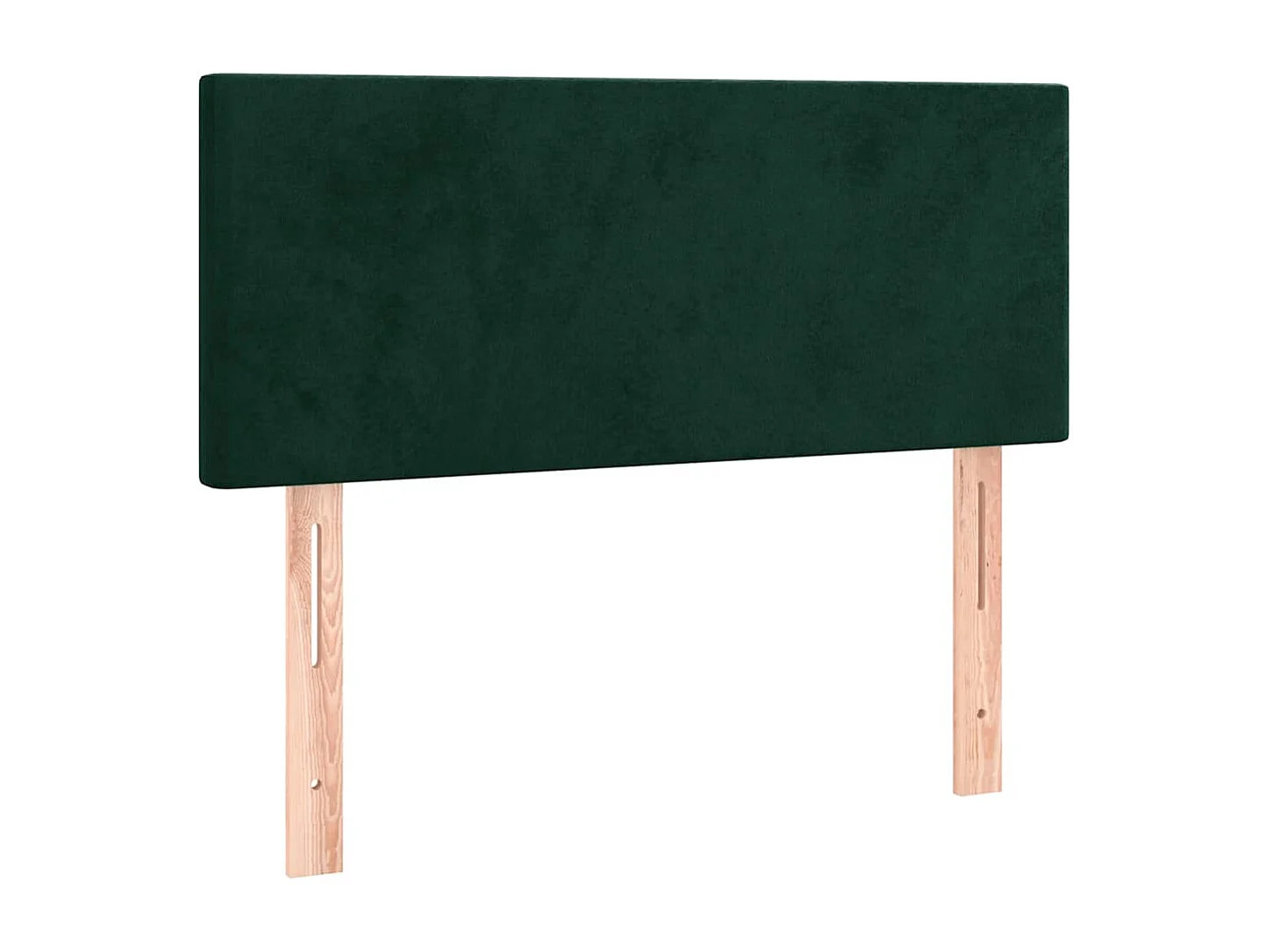 Tête de lit à LED Vert foncé 80x5x78/88 cm Velours