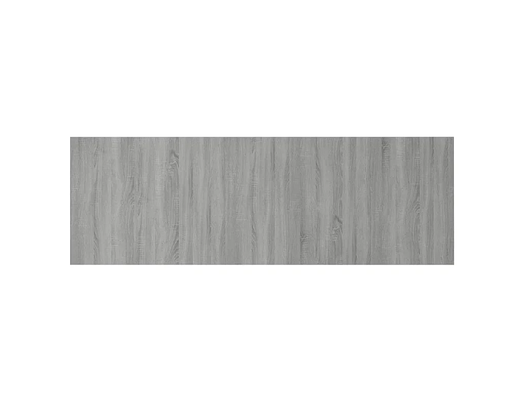 Testiera Letto con Comodini in Legno Multistrato Grigio Sonoma