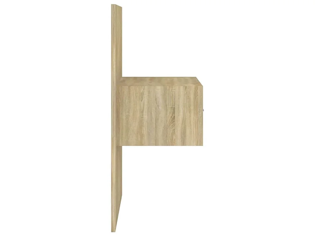 Tête de lit avec armoires Chêne sonoma Bois d'ingénierie