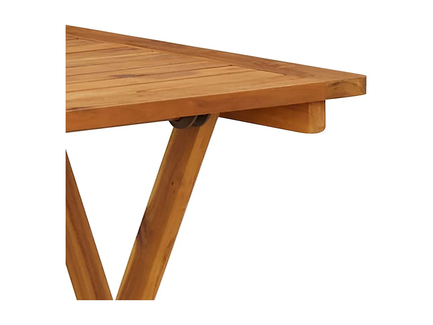 Ensemble à manger de jardin pliable 3 pcs Bois d'acacia solide