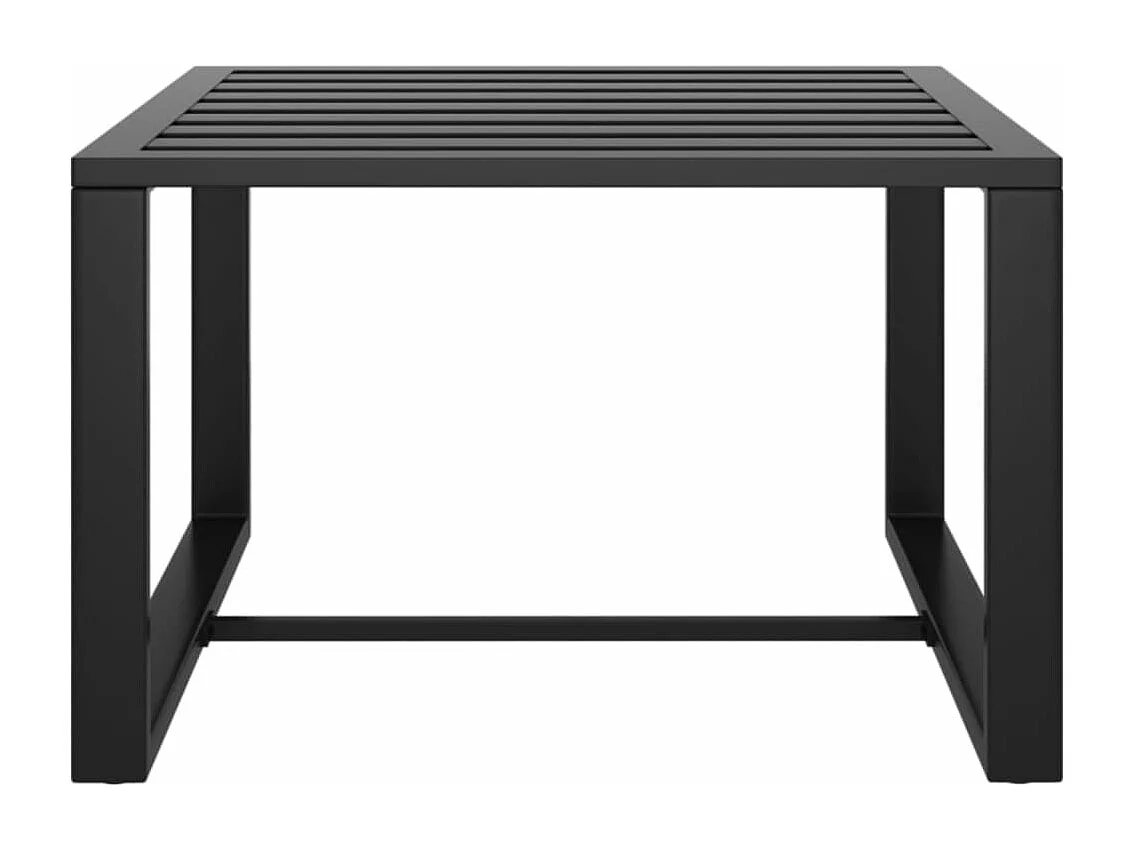 4 pcs conjunto lounge jardim com almofadões alumínio antracite