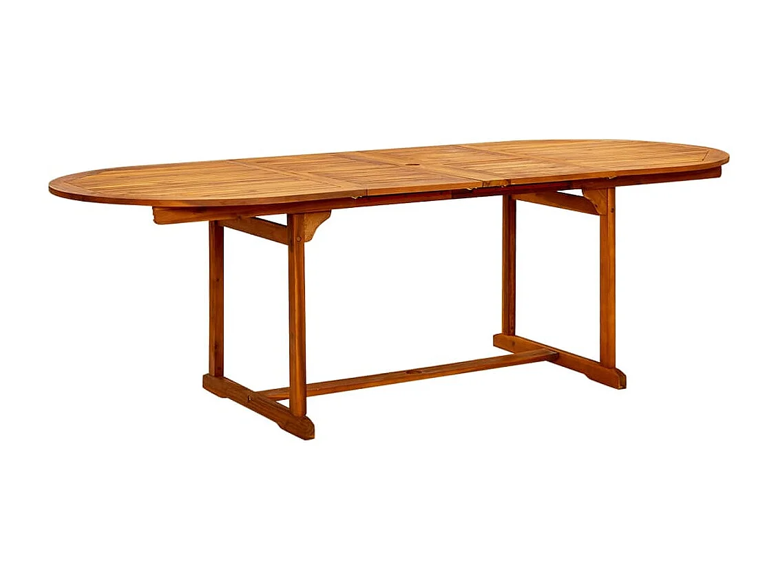 Ensemble à manger de jardin 7 pcs Bois d'acacia massif