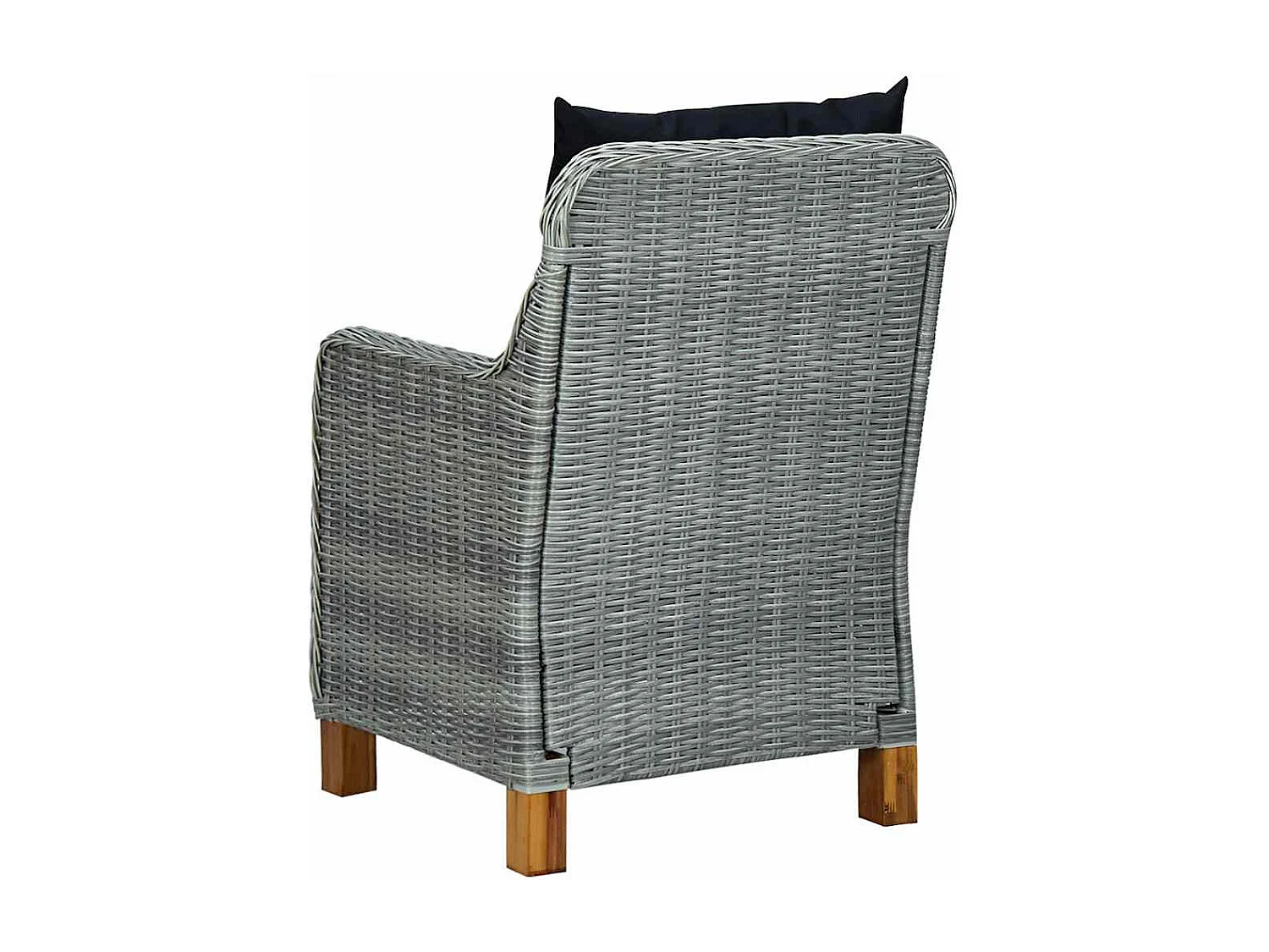 Set da Pranzo da Giardino 9 pz Grigio Chiaro