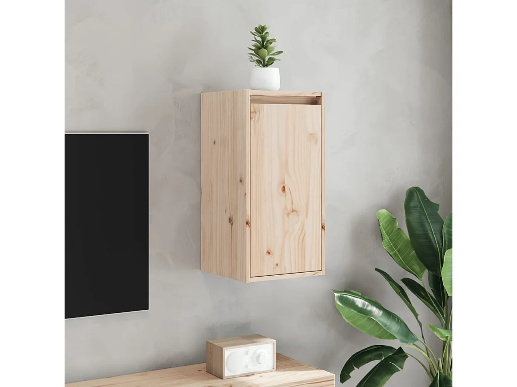 Wandschrank 30x30x60 cm Massivholz Kiefer