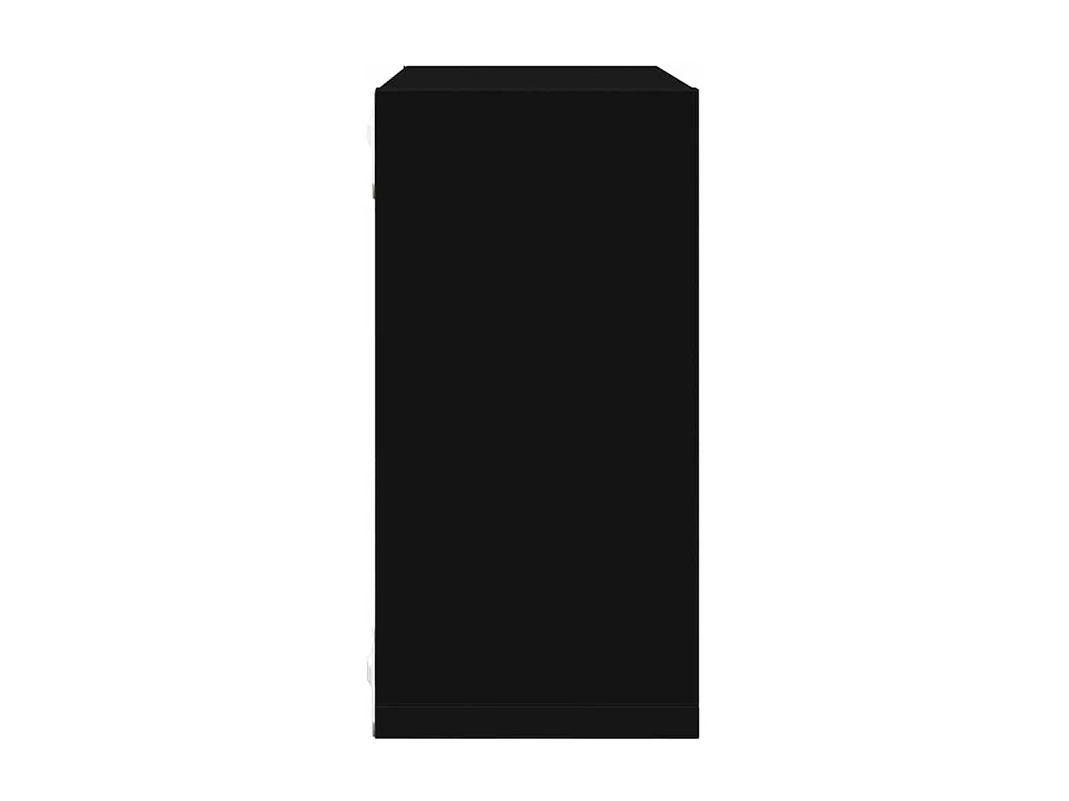 Étagères cube murales 2 pcs noir 30x15x30 cm