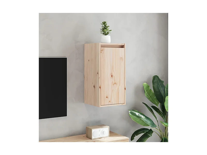 Armoires murales 2 pcs 30x30x60 cm Bois de pin massif