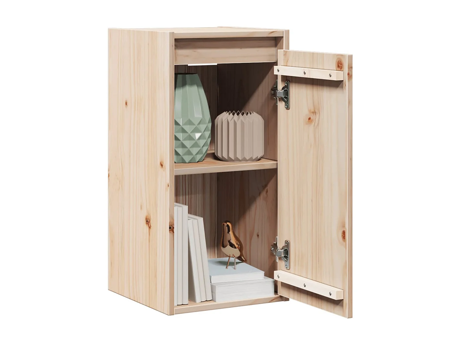 Armoires murales 2 pcs 30x30x60 cm Bois de pin massif